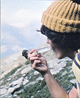 The Alpine summer is cool enough that you may be able to enjoy a fresh icicle.